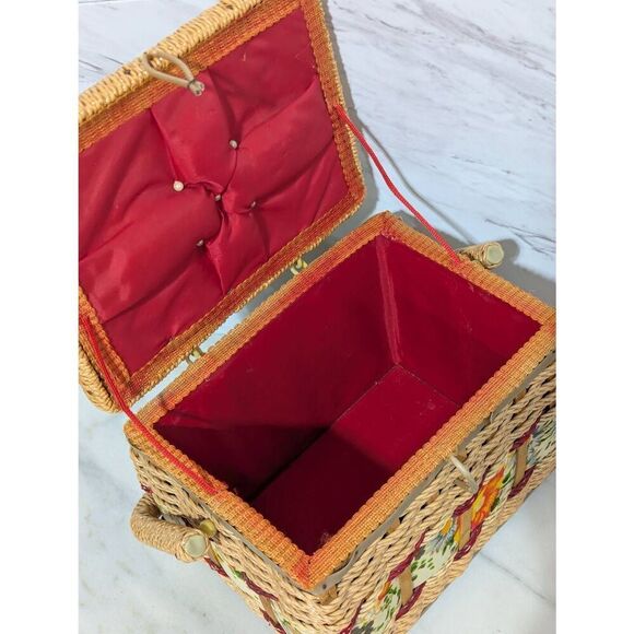 Vintage 60's Sewing Basket Booklet Denim Patches & 1lb. Vintage Buttons - Picture 4 of 12